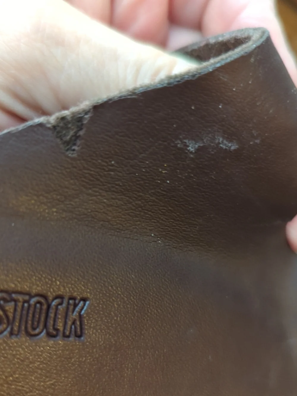 Birkenstock Arizona Brown Leather Double Strap Sandals Thrashed Sz 43 US 10